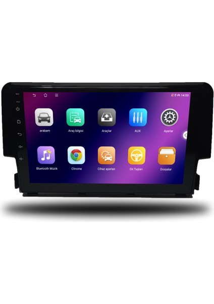 Carplayer Honda Civic Fc5 2016-2020 Uyumlu Android Multimedya 6gb Ram 64GB Hafıza fiyatları