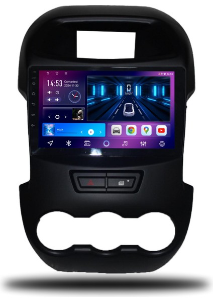 Carplayer Ford Ranger 2012-2015 Uyumlu Android Multimedya 8gb Ram 128GB Hafıza
