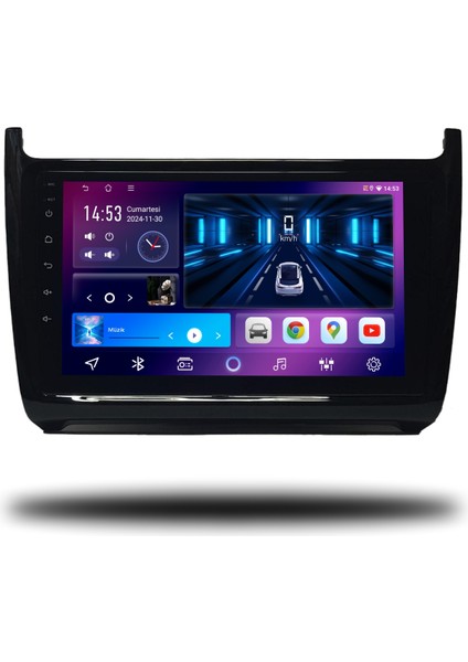 Carplayer Volkswagen Polo 2014-2018 Uyumlu Android Multimedya 8gb Ram 128GB Hafıza