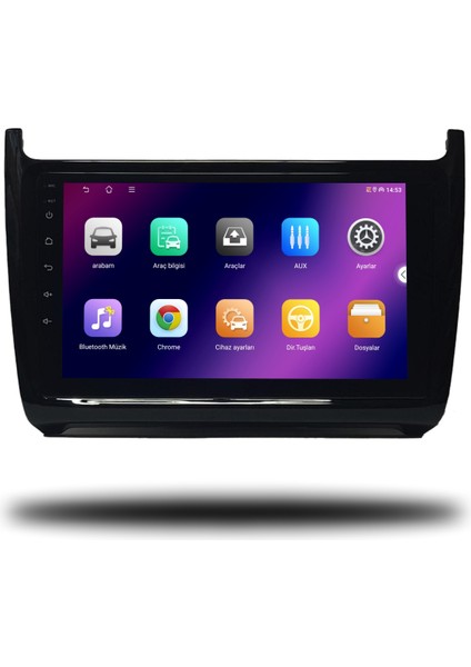 Carplayer Volkswagen Polo 2014-2018 Uyumlu Android Multimedya 8gb Ram 128GB Hafıza fiyatları