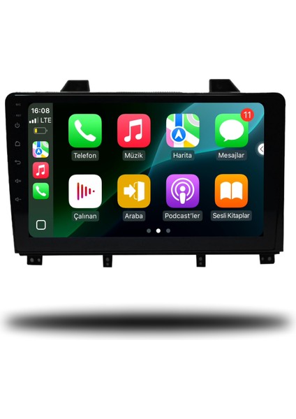 Carplayer Peugeot 5008 2009-2015 Uyumlu Android Multimedya Manuel Klima 8gb Ram 128GB Hafıza modelleri