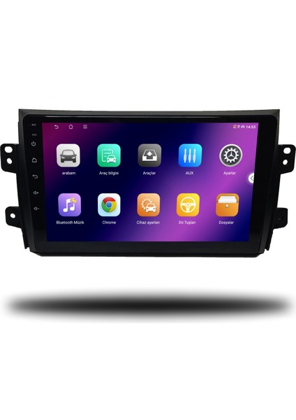 Carplayer Suzuki Sx4 Android Carplay Multimedya 2006-2013 4gb Ram 8gb Ram 128GB Hafıza fiyatları