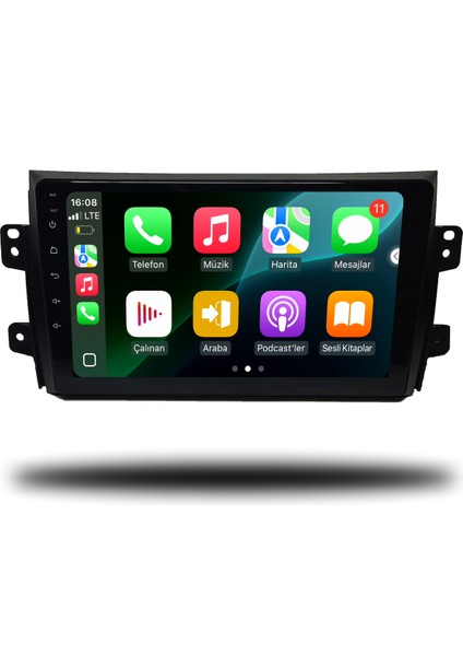Carplayer Suzuki Sx4 Android Carplay Multimedya 2006-2013 4gb Ram 8gb Ram 128GB Hafıza modelleri