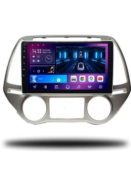 Carplayer Hyundai I20 2012-2014 Uyumlu Android Multimedya 6gb Ram 64GB Hafıza