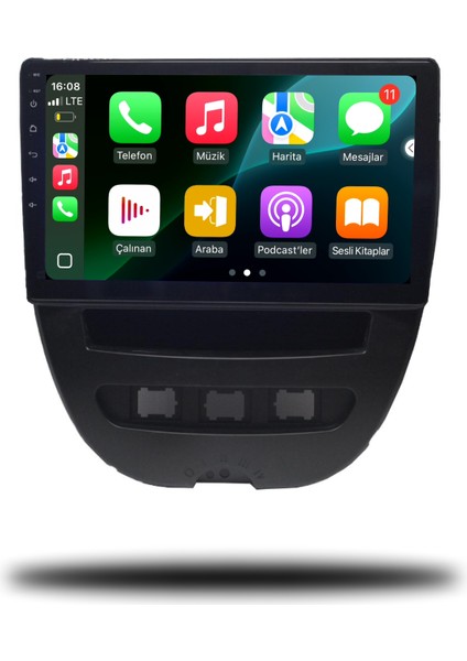 Carplayer Citroen C1 2007-2013 Uyumlu Android Multimedya 6gb Ram 64GB Hafıza modelleri