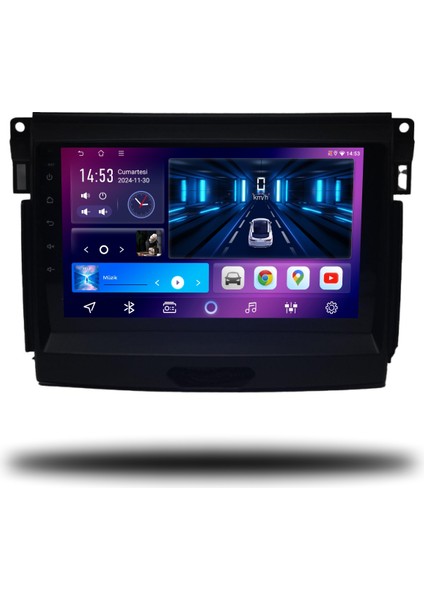 Carplayer Ford Ranger 2016-2022 Arka Panelli Uyumlu Android Multimedya 8gb Ram 128GB Hafıza