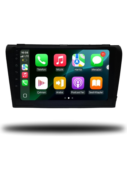 Carplayer Mazda 3 2004-2009 Uyumlu Android Multimedya 6gb Ram 64GB Hafıza modelleri