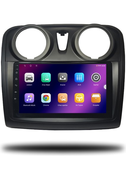 Carplayer Dacia Sandero 2010-2021 Uyumlu Android Multimedya 6gb Ram 64GB Hafıza fiyatları