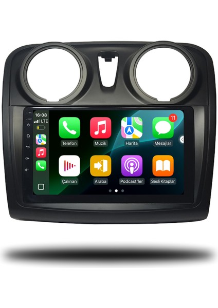 Carplayer Dacia Sandero 2010-2021 Uyumlu Android Multimedya 6gb Ram 64GB Hafıza modelleri