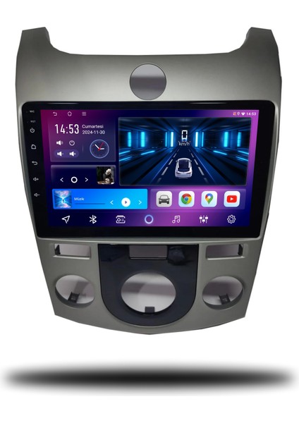 Caros Kia Cerato 2009-2012 Manuel Klima Uyumlu Android Multimedya 4gb Ram 64GB Hafıza