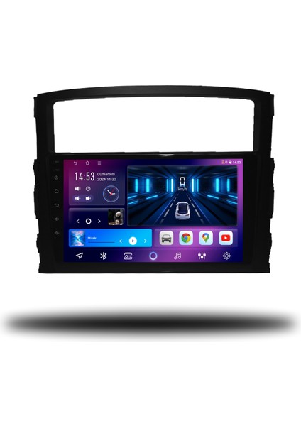 Caros Mitsubishi Pajero 2008-2014 Uyumlu Android Multimedya 4gb Ram 64GB Hafıza