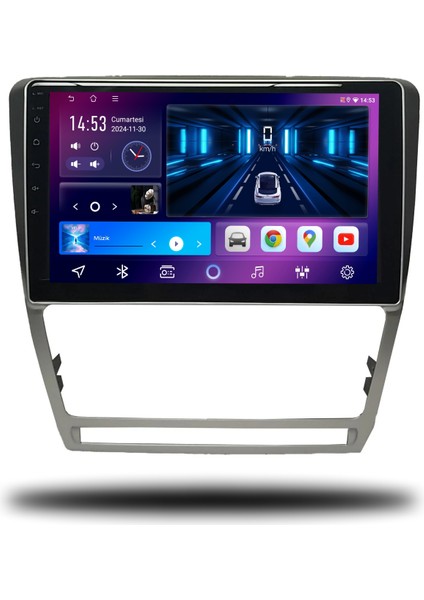 Carplayer Skoda Octavia 2007-2012 Uyumlu Android Multimedya 8gb Ram 128GB Hafıza