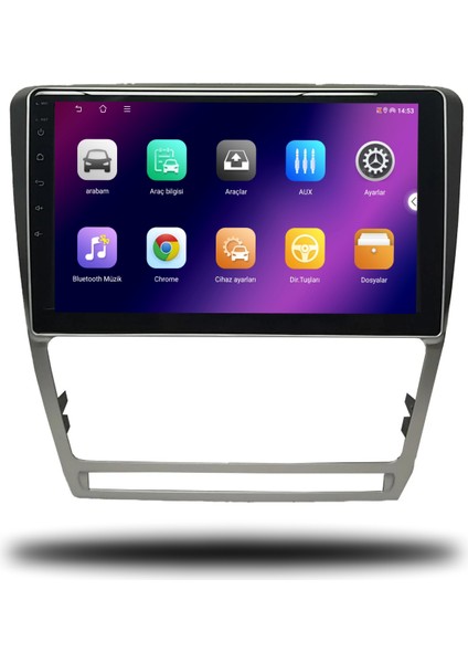 Carplayer Skoda Octavia 2007-2012 Uyumlu Android Multimedya 8gb Ram 128GB Hafıza fiyatları