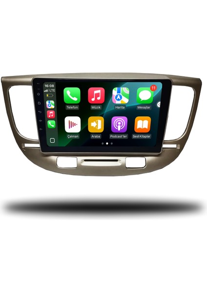Carplayer Kia Rio 2004-2007 Uyumlu Android Multimedya 8gb Ram 128GB Hafıza modelleri