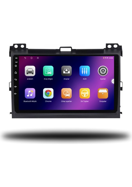 Carplayer Toyota Land Cruiser Prado 2004-2009 Uyumlu Android Multimedya 8gb Ram 128GB Hafıza fiyatları