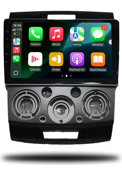 Carplayer Ford Ranger 2006-2011 Uyumlu Android Multimedya 6gb Ram 64GB Hafıza modelleri