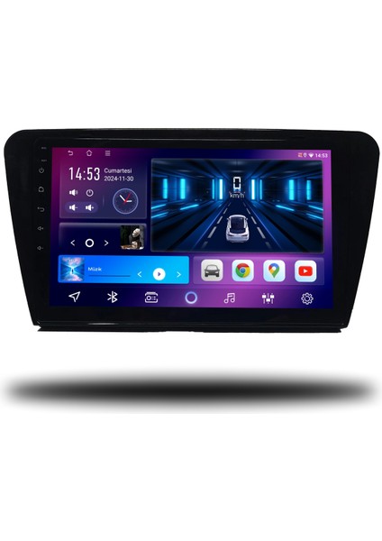 Carplayer Skoda Octavia 2013-2020 Uyumlu Android Multimedya 8gb Ram 128GB Hafıza