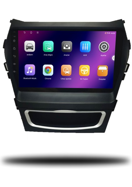 Carplayer Hyundai Santa Fe IX45 2012-2016 Uyumlu Android Multimedya 6gb Ram 64GB Hafıza fiyatları