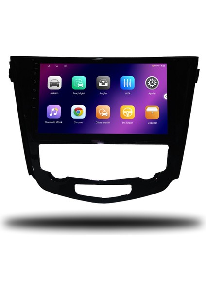 Carplayer Nissan X-Trail 2014-2021 Dijital Klima Uyumlu Android Multimedya 6gb Ram 64GB Hafıza fiyatları