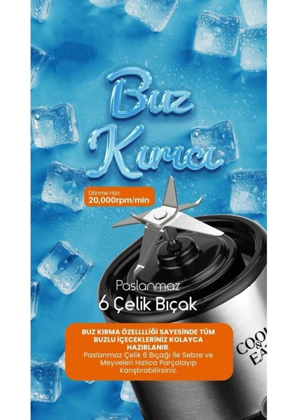 450 ml Taşınabilir Metal Kişisel Blender, Shake ve Smoothies Için Şık ve Güçlü Tasarım fırsatları