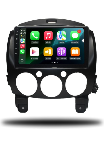 Carplayer Mazda 2 2009-2013 Uyumlu Android Multimedya 8gb Ram 128GB Hafıza modelleri