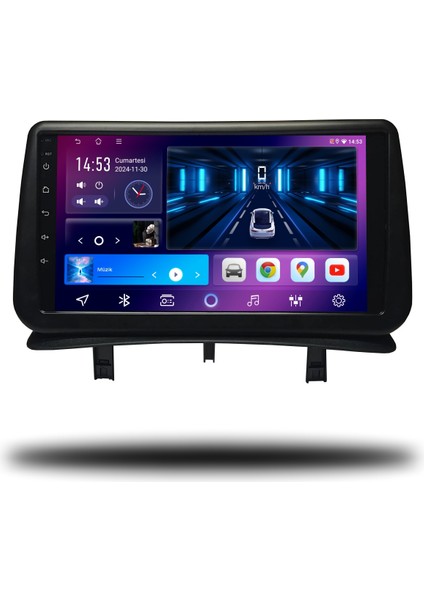 Carplayer Renault Clio 3 2005-2011 Android Multimedya 8gb Ram 128GB Hafıza