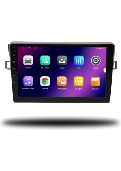 Carplayer Toyota Verso 2009-2017 Uyumlu Android Multimedya 8gb Ram 128GB Hafıza fiyatları