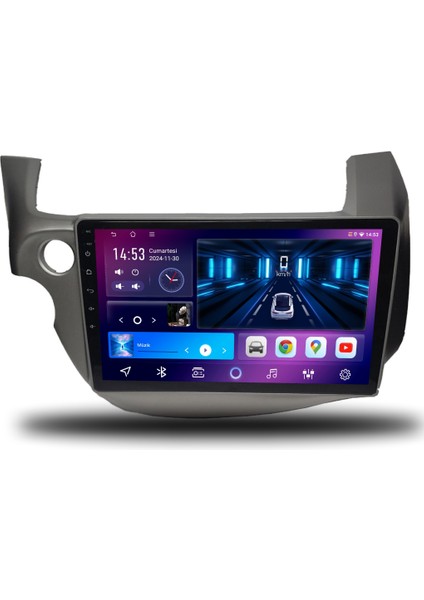 Carplayer Honda Jazz 2009-2012 Uyumlu Android Multimedya 8gb Ram 128GB Hafıza