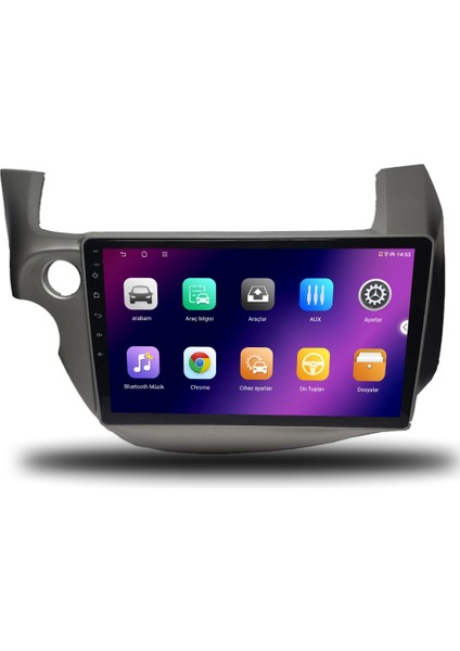 Carplayer Honda Jazz 2009-2012 Uyumlu Android Multimedya 8gb Ram 128GB Hafıza fiyatları