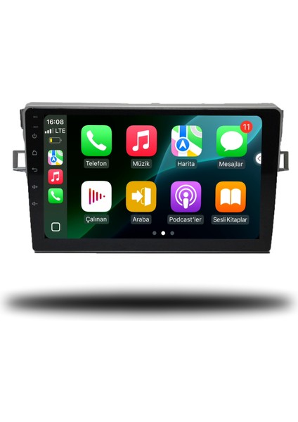 Carplayer Toyota Verso 2009-2017 Uyumlu Android Multimedya 8gb Ram 128GB Hafıza modelleri