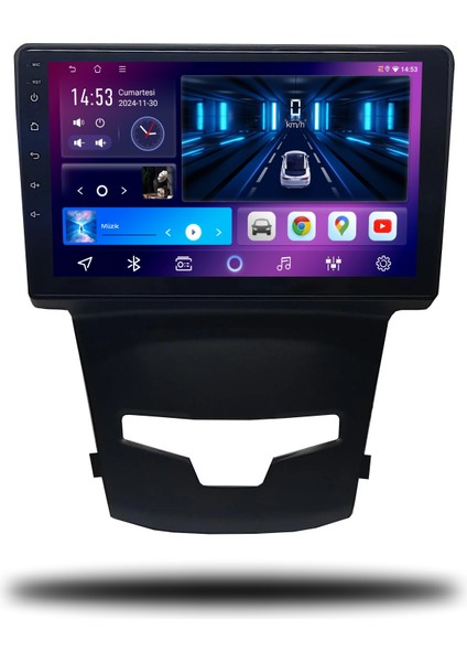 Carplayer Ssangyong Korando 2014+ Uyumlu Android Multimedya 8gb Ram 128GB Hafıza