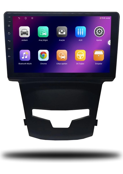 Carplayer Ssangyong Korando 2014+ Uyumlu Android Multimedya 8gb Ram 128GB Hafıza fiyatları
