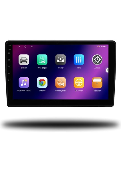 Carplayer Toyota Auris 2007-2012 Uyumlu Android Multimedya 8gb Ram 128GB Hafıza fiyatları