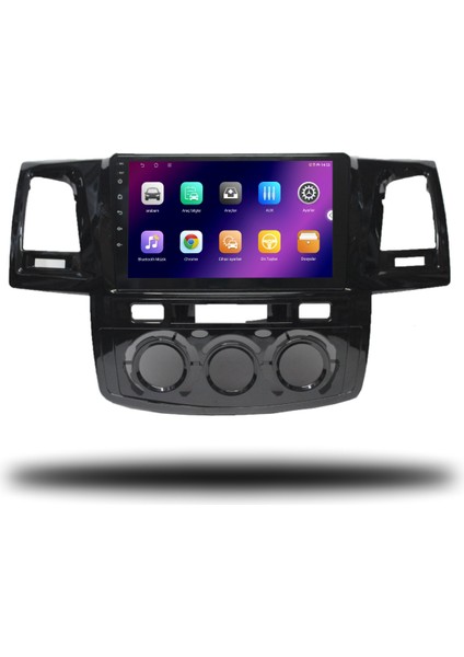 Carplayer Toyota Hilux 2008-2015 Manuel Klima Uyumlu Android Multimedya 8gb Ram 128GB Hafıza fiyatları