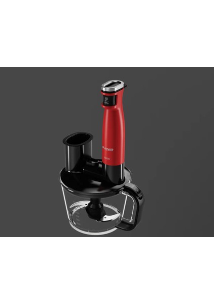 Kırmızı El Blender Seti, 1500W, Tek Tuşla Kolay Kullanım, Hızlı ve Pratik Pişirme fiyatları