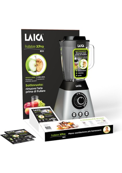 Siyah Xpro Buz Kırıcı Vakumlu Blender, Pratik ve Şık Tasarım