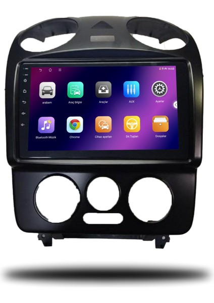 Caros Volkswagen Beetle 2003-2010 Uyumlu Android Multimedya 4gb Ram 64GB Hafıza fiyatları