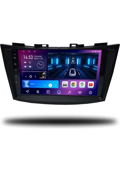 Carplayer Suzuki Swift Android Carplay Multimedya 2011-2016 4gb Ram 8gb Ram 128GB Hafıza