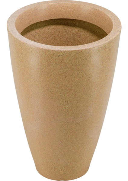 Dekoratif Saksı - Nıla 300 - 64,5l - Bej fırsatları