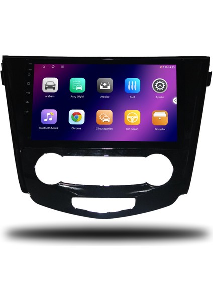 Caros Nissan X-Trail 2014-2021 Manuel Klima Uyumlu Android Multimedya 4gb Ram 64GB Hafıza fiyatları