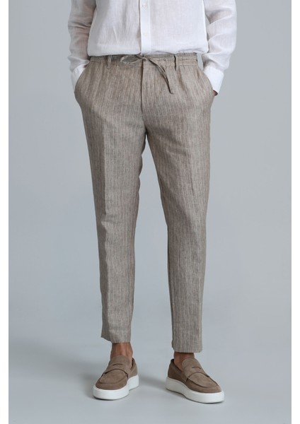 Marıo Smart Erkek Chino Pantolon Tailored Fit Lacivert