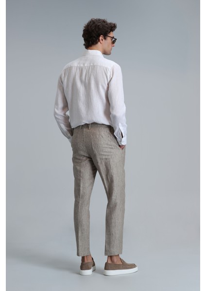 Marıo Smart Erkek Chino Pantolon Tailored Fit Lacivert