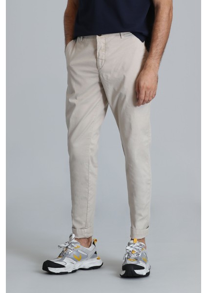 Tom Smart Erkek Chino Pantolon Slim Fit Lacivert