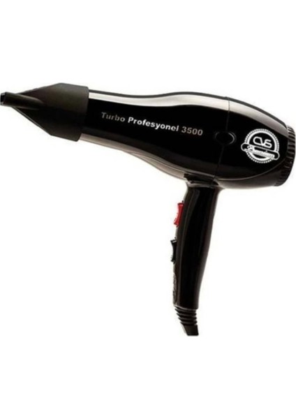 Güçlü 2400W Profesyonel Fön Makinesi, Şık Siyah Tasarım