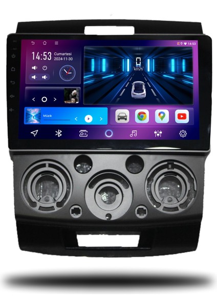 Caros Ford Ranger 2006-2011 Uyumlu Android Multimedya 4gb Ram 64GB Hafıza
