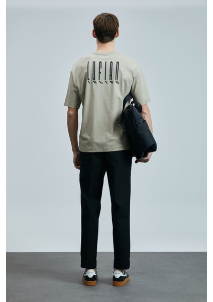 Helıx Modern Grafik T- Shirt Siyah