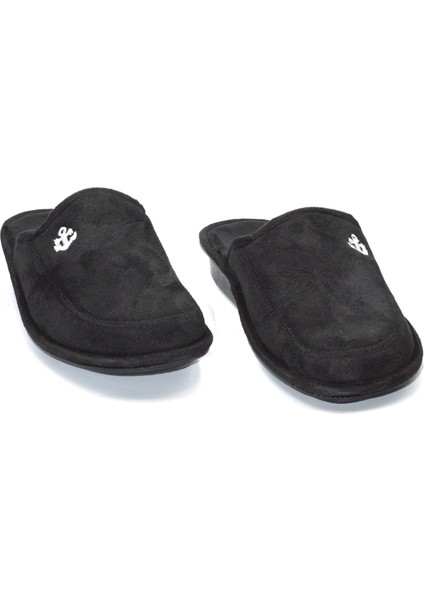 Erkek Siyah Kadife Kışlık Günlük Ev Terliği fırsatları