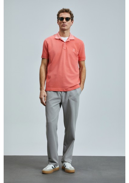 Vernon Smart Erkek Polo Tişört Gri