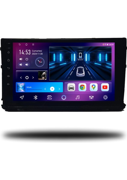 Caros Volkswagen Polo 2018-2022 Uyumlu Android Multimedya 4gb Ram 64GB Hafıza