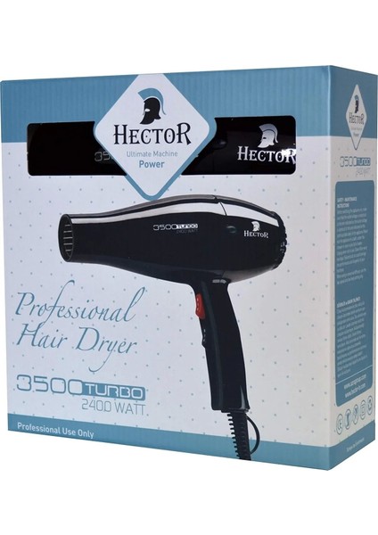Güçlü 2400W Turbo Fön Makinesi, Şık Siyah Tasarım fiyatları